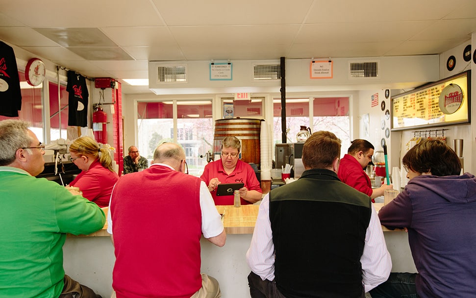 the counter at carl's