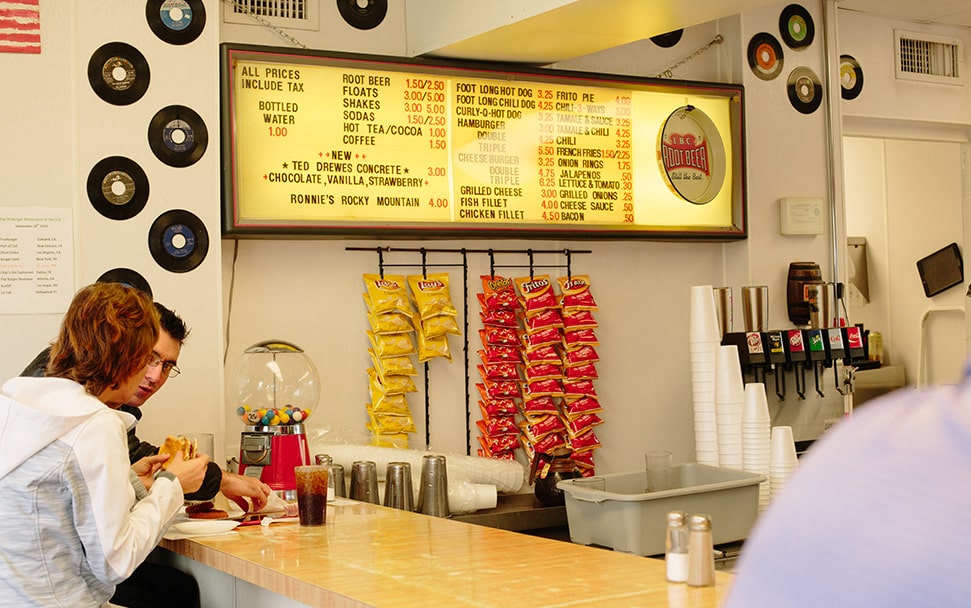 the menu is simple, but delicious