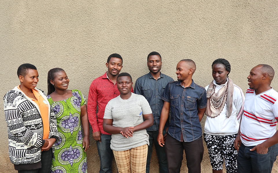 The Filed Officers for Kopakama. They go out and do training and support the member farmers.